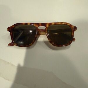 KREWE Zander Tortoise Shell Sunglasses